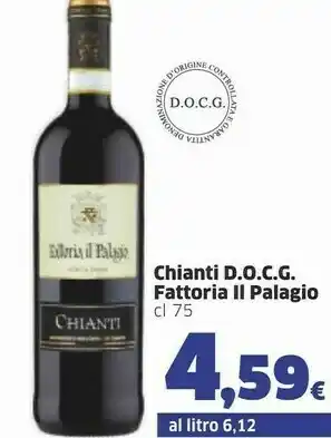 Sigma Fattoria Il Palagio Chianti Docg 75 Cl offerta