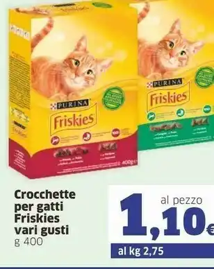 Sigma Purina Crocchette Per Gatti Friskies 400 G offerta