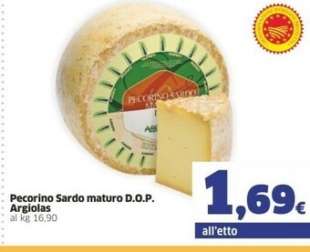 Sigma Argiolas Pecorino Sardo Maturo Dop offerta