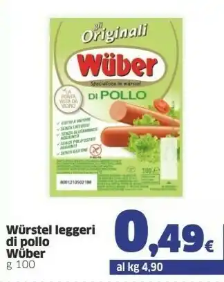 Sigma Wuber Gli Originali Di Pollo 100 G(ml) offerta
