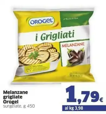 Sigma Orogel Melanzane Grigliate Surgelate 450 G offerta