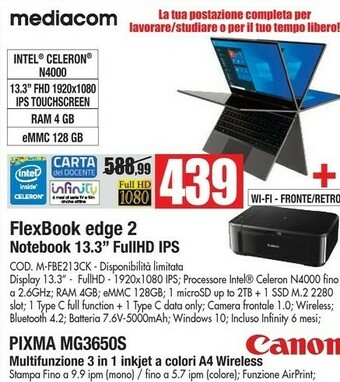 Vobis Mediacom Notebook offerta