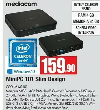 Vobis Mediacom acer aspire offerta