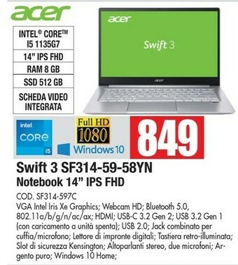 Vobis Acer acer aspire offerta