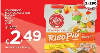 Bennet Polli Condimento Per Insalata Di Riso Piu offerta