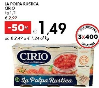 Bennet Cirio La Polpa Rustica offerta