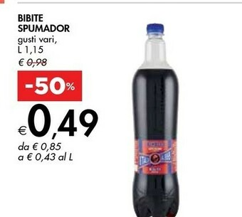 Bennet Spumador Bibite offerta