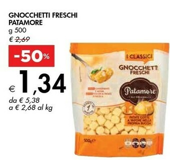 Bennet Patamore Gnocchetti Freschi 500 G(ml) offerta