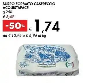 Bennet Santangiolina Burro Formato Casereccio offerta