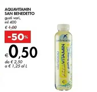 Bennet San Benedetto I Feel Good Aquavitamin Gusto Limone 400 G(ml) offerta