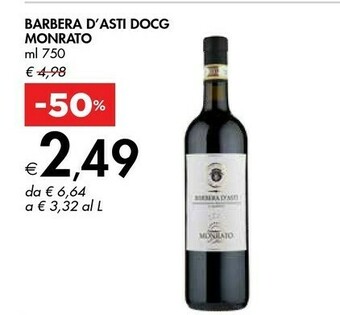 Bennet Monrato Barbera D'asti Docg offerta