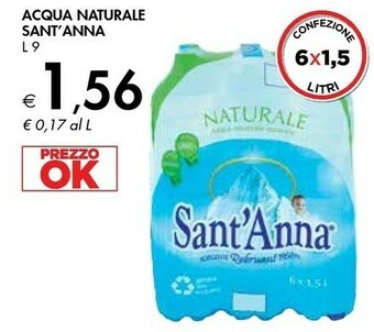 Bennet Sant'anna Acqua Minerale Naturale offerta