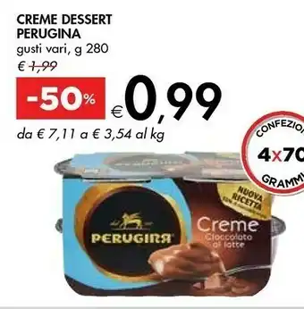 Bennet Perugina Creme Cioccolato Fondente E Caramello 280 G(ml) offerta