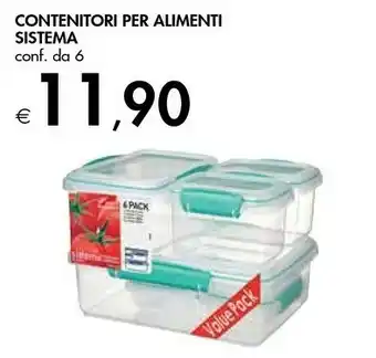 Bennet Contenitori Per Alimenti Sistema offerta