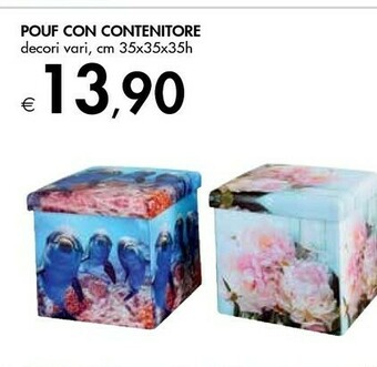 Bennet Pouf Con Contenitore offerta