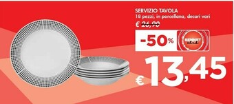 Bennet Servizio Tavola offerta