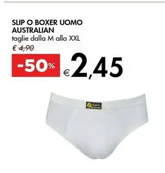 Slip O Boxer Uomo Australian