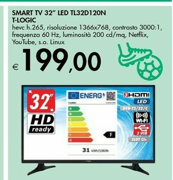 T-Logic Smart TV 32'' LED TL32D120N