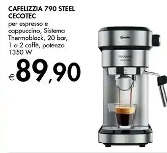 Cecotec CAFELIZZIA 790 STEEL Macchina Per Espresso 1,2 L Semi-automatica