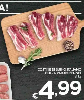 Bennet Filiera Valore Bennet Costine Di Suino Italiano offerta