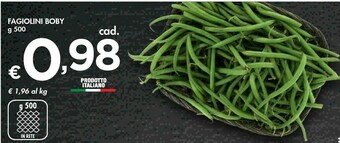 Bennet Fagiolini Boby offerta