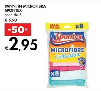 Bennet Spontex Panni In Microfibra offerta