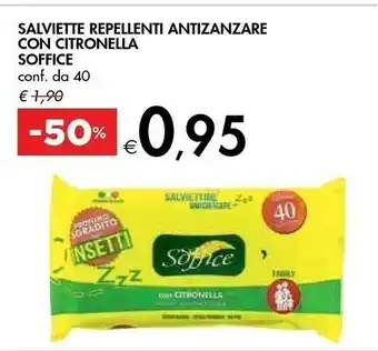 Bennet Soffice Salviette Repellenti Antizanzare Con Citronella offerta
