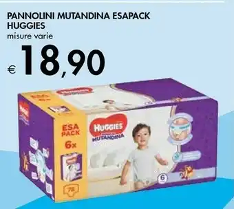 Bennet Huggies Pannolini Mutandina Esapack offerta