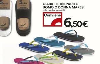 Coop Mares Ciabatte Infradito Uomo O Donna offerta