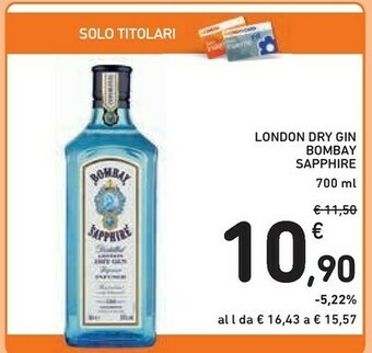 Conad Bombay Gin offerta