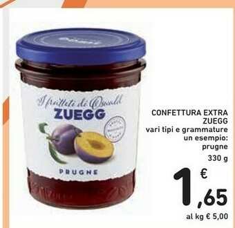 Conad Zuegg Marmellata offerta
