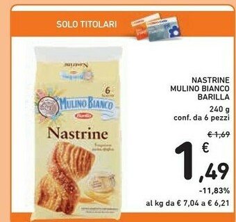 Conad Barilla Merendine offerta