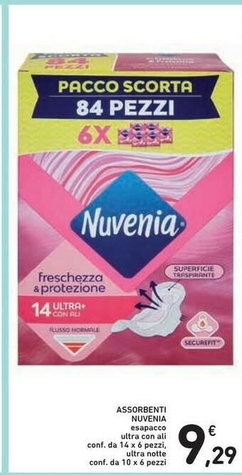 Conad Nuvenia Assorbenti offerta