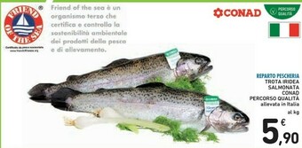 Conad Conad Trota Iridea Salmonata Percorso Qualità offerta