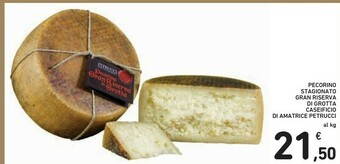 Conad Petrucci Pecorino offerta