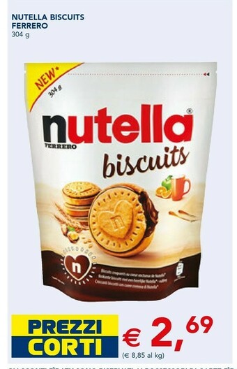 Esselunga Ferrero Nutella Biscuits 304 G(ml) offerta