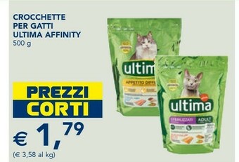 Esselunga Ultima Crocchete Per Gatti Affinity offerta