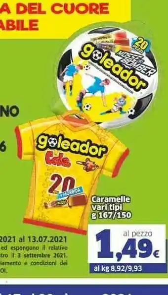 Goleador 20 Pezzi Cola 150 G(ml)