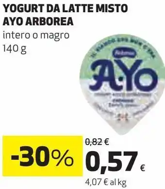 Coop Yogurt da latte misto ayo arborea intero o magro offerta
