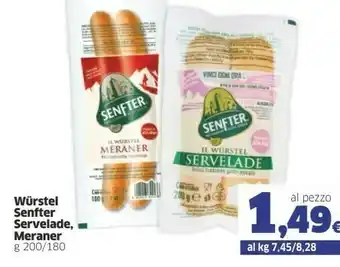 Sigma Senfter Wurstel Servelade, Meraner offerta