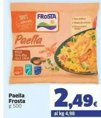 Sigma Frosta Paella 500 G offerta