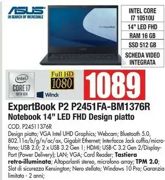 Vobis Asus acer aspire offerta