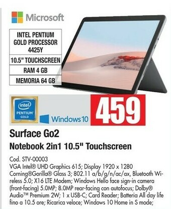 Vobis Microsoft Surface offerta