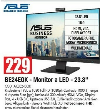 Vobis Asus Monitor tv offerta