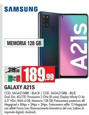 Vobis Samsung Smartphone android offerta