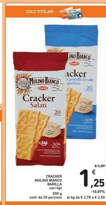 Conad Barilla Crackers offerta