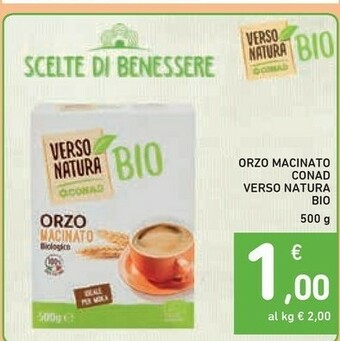 Conad Natura bio Orzo offerta