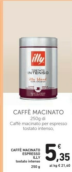 Conad Illy Caffè offerta