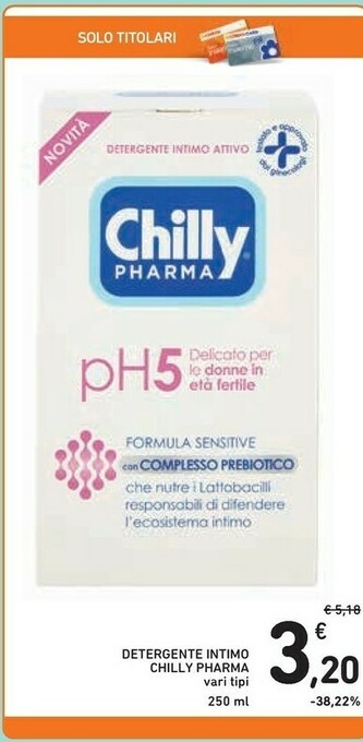 Conad Chilly Detergente intimo offerta