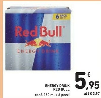 Conad Red bull Energy drink offerta